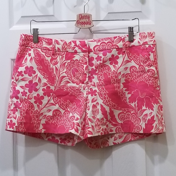 Kenar Pants - 🌞Kenar bright pink flower print shorts